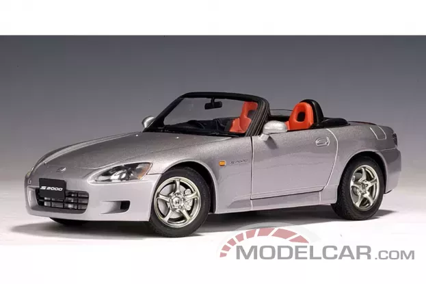 AUTOart Honda S2000 Japanese Version RHD Silver 1:18 73212