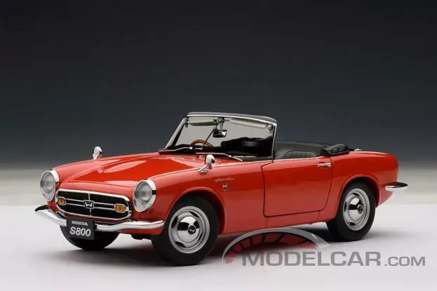 AUTOart Honda S800 Roadster 1966 Red 1:18 73276