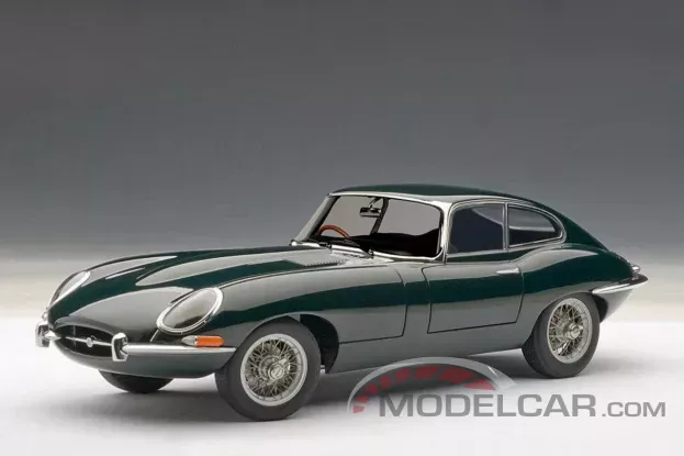 AUTOart Jaguar E-Type Coupe Series I 3.8 Green 1:18 73612