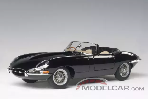 AUTOart Jaguar E-Type Roadster Series I 3.8 Black 1:18 73605