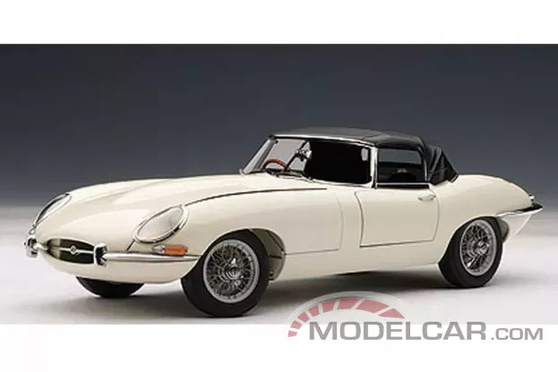 AUTOart Jaguar E-Type Roadster Series I 3.8 Cream 1:18 73603
