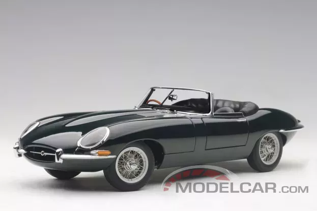 AUTOart Jaguar E-Type Roadster Series I 3.8 Green 1:18 73604