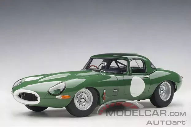 AUTOart Jaguar Lightweight E-Type Opalescent Dark Green 1:18 73648
