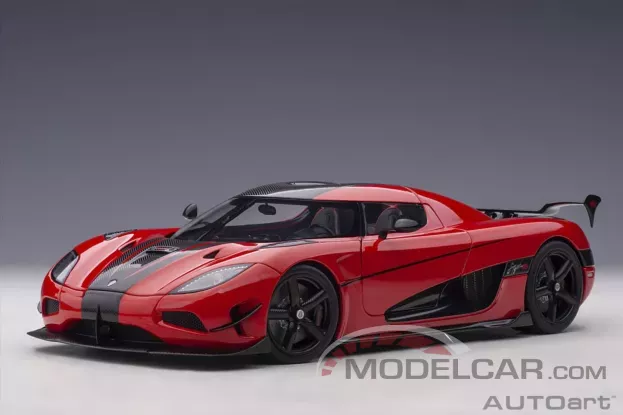 AUTOart Koenigsegg Agera RS Chilli Red Carbon with Black Accents 1:18 79022