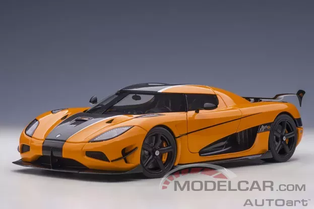 AUTOart Koenigsegg Agera RS Cone Orange Carbon with Black accents 1:18 79023