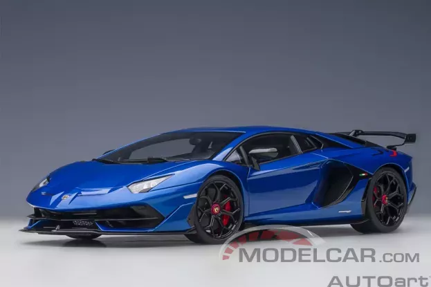 AUTOart Lamborghini Aventador SVJ Blu Nethuns 1:18 79174