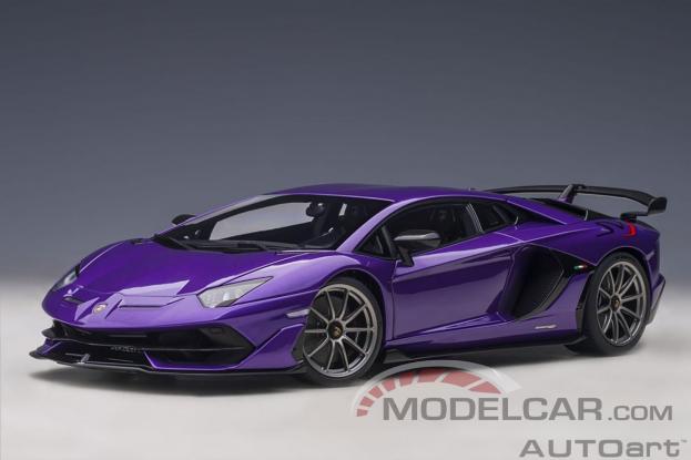 Autoart Lamborghini Aventador SVJ Purple