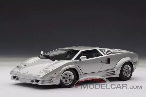 AUTOart Lamborghini Countach 25th Anniversary Edition Silver 1:18 74536