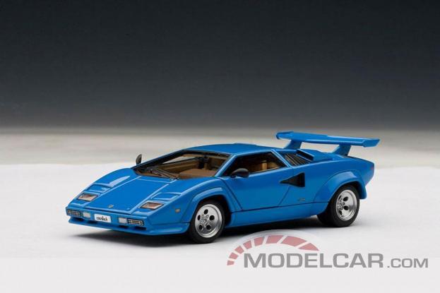 Autoart Lamborghini Countach 5000 S Blau