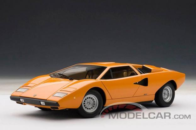 Autoart Lamborghini Countach LP400 البرتقالي