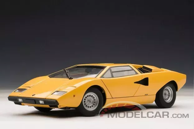 AUTOart Lamborghini Countach LP400 Yellow 1:18 74646