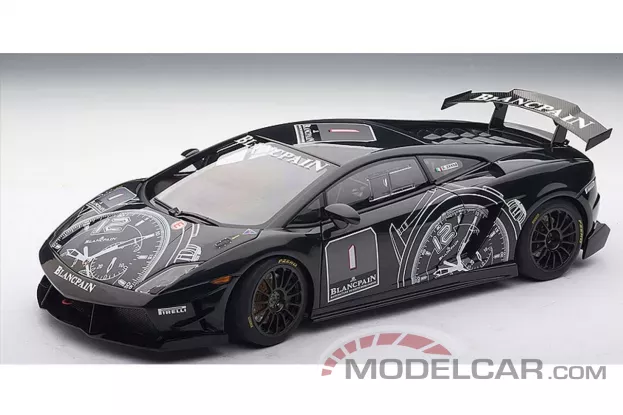 AUTOart Lamborghini Gallardo LP560-4 Trofeo Blancpain Black 1:18 74686