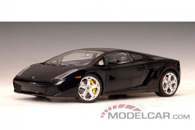 AUTOart Lamborghini Gallardo Metallic Black Clear Engine Bonnet 74572