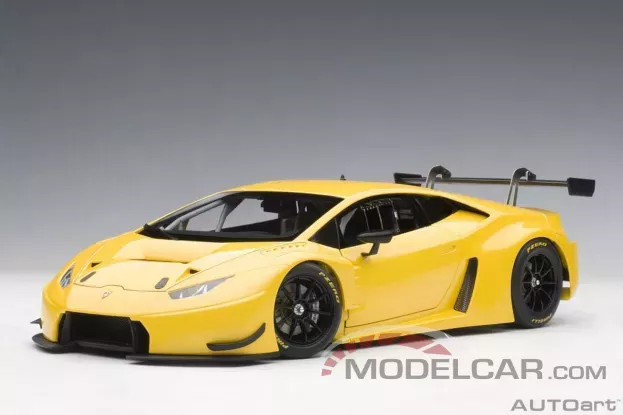 AUTOart Lamborghini Huracan GT3 Plain Body Version Giallo Inti 1:18 81528