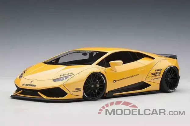 AUTOart Lamborghini Huracan Liberty Walk Metallic Yellow 1:18 79124