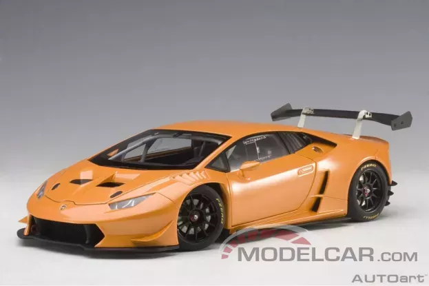 AUTOart Lamborghini Huracan Super Trofeo Plain Body Version Arancio Borealis 1:18 81558