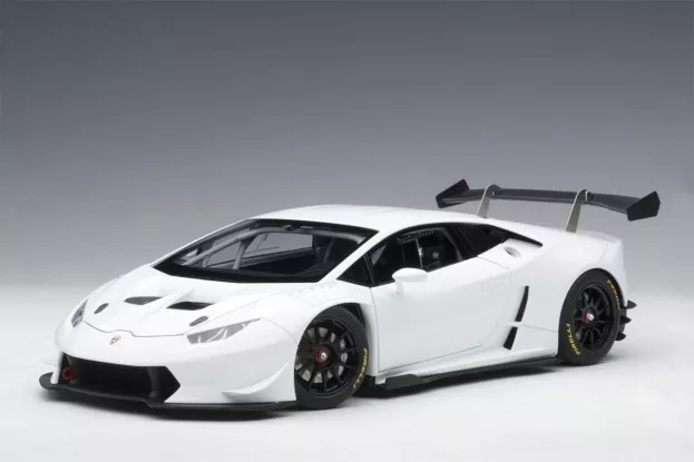 AUTOart Lamborghini Huracan Super Trofeo Plain Body Version Bianco Isis 1:18 81557