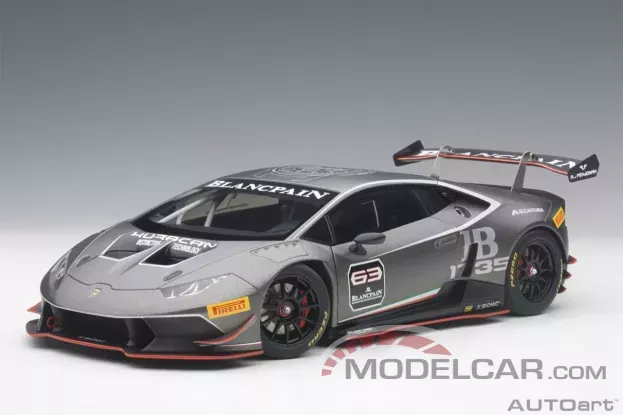 AUTOart Lamborghini Huracan Super Trofeo Presentation Car Grigio Titans 63 1:18 81559