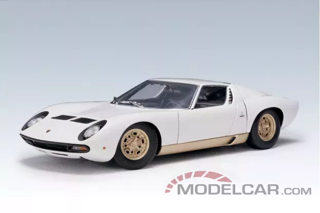 AUTOart Lamborghini Miura SV White Gold Side Skirts 1:18 74544