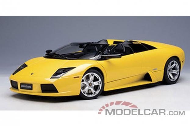 Autoart Lamborghini Murcielago Roadster أصفر