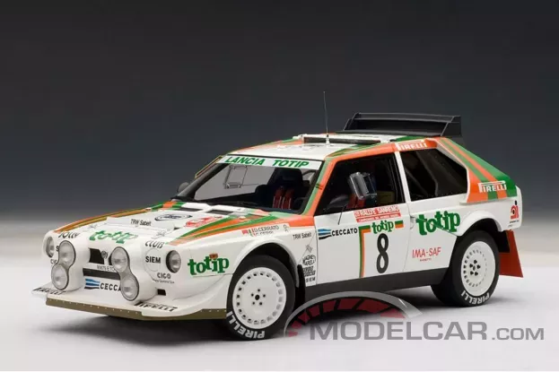 AUTOart Lancia Delta S4 Rally Sanremo 1986 Cerrato Cerri 8 1:18 88618