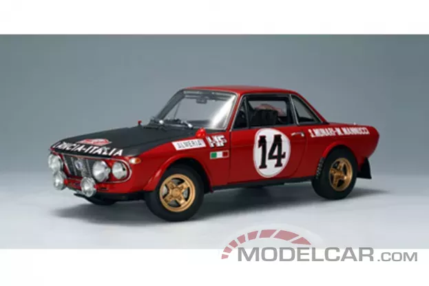 AUTOart Lancia Fulvia 1.6HF Rally S. Munari M.Mannucci Winner of Rally Monte Carlo 1:18 87218