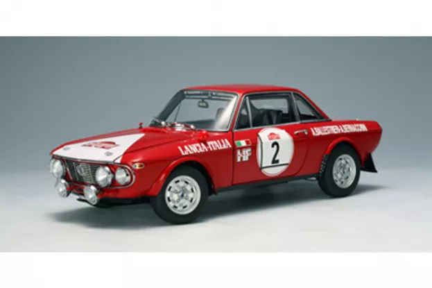 AUTOart Lancia Fulvia HF 1600 Rally 1972 Ballestrieri Bernacchini 2 Winner of Rally Sanremo 1:18 87219