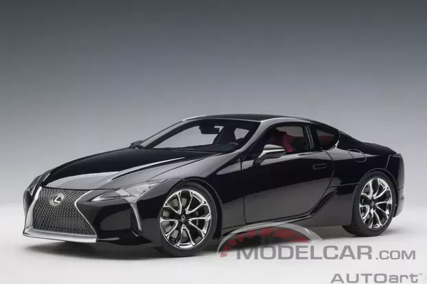 AUTOart Lexus LC 500 Black Dark Rose interior 1:18 78874