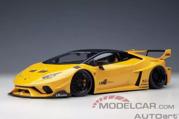 AUTOart Liberty Walk LB Silhouette Lamborghini Huracan GT Metallic Yellow 1:18 79127