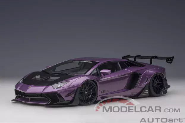 AUTOart Liberty Walk LB-Works Lamborghini Aventador Limited Edition Viola SE30 1:18 79242