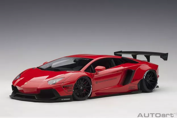 AUTOart Liberty Walk LB-Works Lamborghini Aventador Red 1:18 79108
