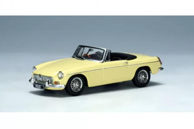 AUTOart MGB Roadster MKII Pale Primrose Yellow 1:43 56612