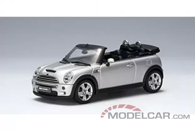 AUTOart MINI Cooper S Cabriolet R52 Silver 1:43 54848