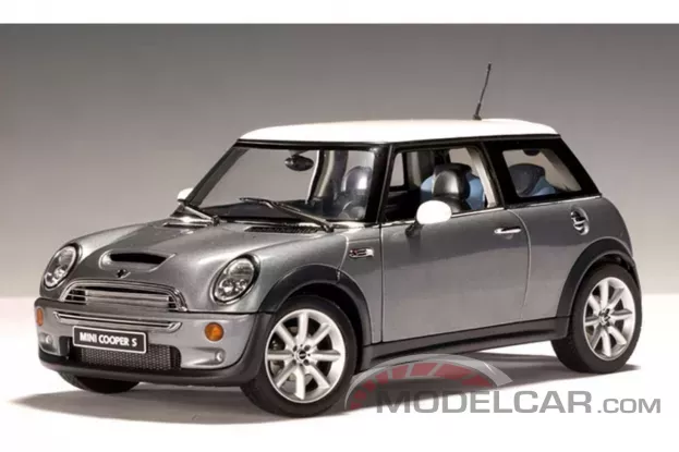 AUTOart MINI Cooper S R53 2002 Dark Silver 1:18 74842