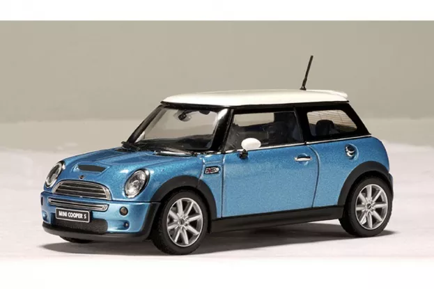 AUTOart MINI Cooper S R53 2002 Electric Blue 1:43 54841
