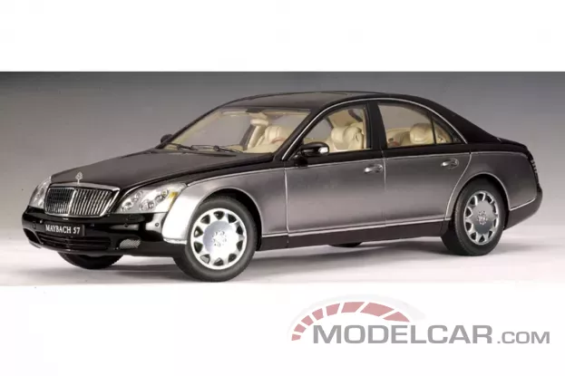 AUTOart Maybach 57 SWB Caspian Black Himalayas Grey Middle 1:18 76151