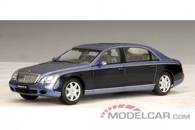 AUTOart Maybach 62 LWB Coted Azur Bule Middle Coted Azur Blue Dark 1:43 56162