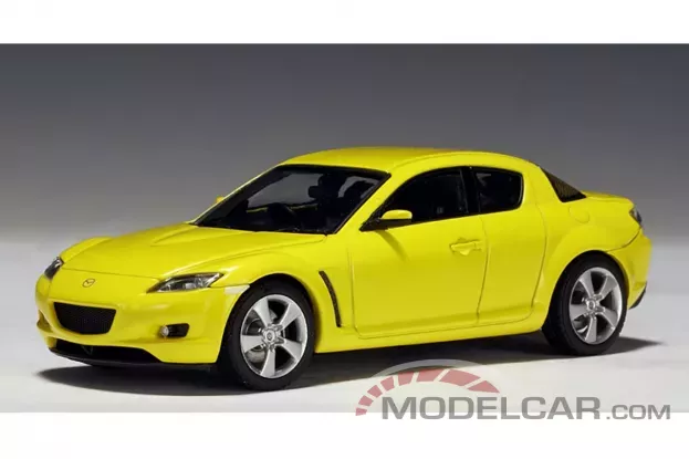 AUTOart Mazda RX-8 LHD Lighting Yellow 1:43 55921