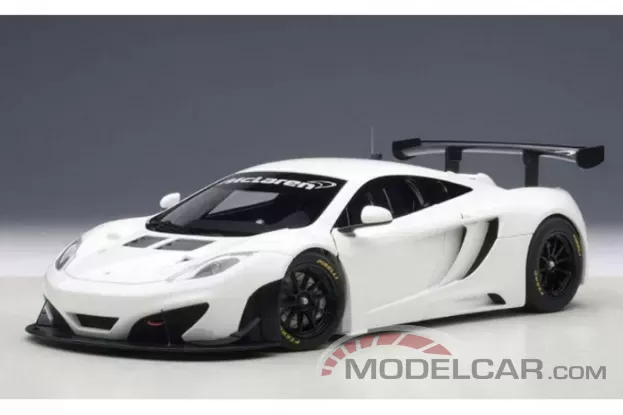 AUTOart McLaren 12C GT3 Presentation Car 2011 White 1:18 81341