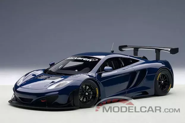 AUTOart McLaren 12C GT3 Presentation Car Azure Blue 1:18 81344