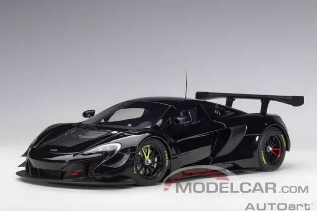 AUTOart McLaren 650S GT3 Plain Body Version Black 1:18 81644