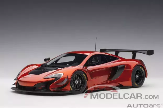 AUTOart McLaren 650S GT3 Plain Body Version Volcano Orange 1:18 81642