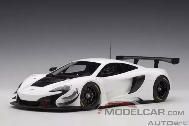 AUTOart McLaren 650S GT3 Plain Body Version White 1:18 81640