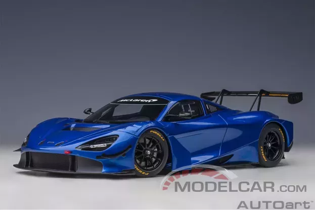AUTOart McLaren 720S GT3 Azure Blue 1:18 81970