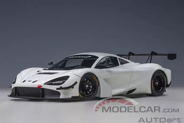 AUTOart McLaren 720S GT3 Plain Body Version White 1:18 81940