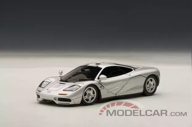 AUTOart McLaren F1 Magnesium Silver 1:43 56001
