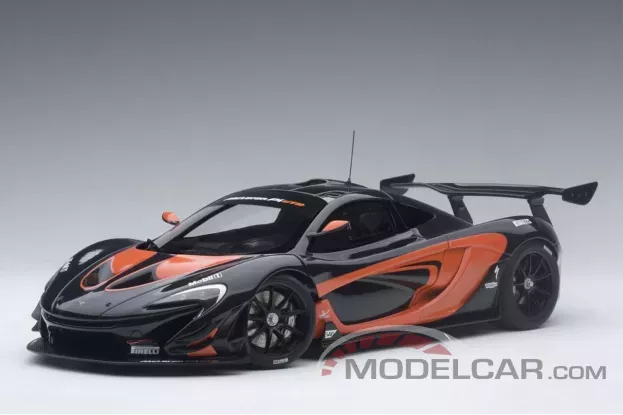 AUTOart McLaren P1 GTR Dark Grey Metallic with Orange accents 1:18 81543
