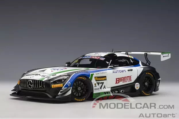 AUTOart Mercedes-AMG GT3 Bathurst 12h 2019 77A Team Craft Bamboo Black Falcon M.Engel L.Stolz G.Paffett 1:18 81930