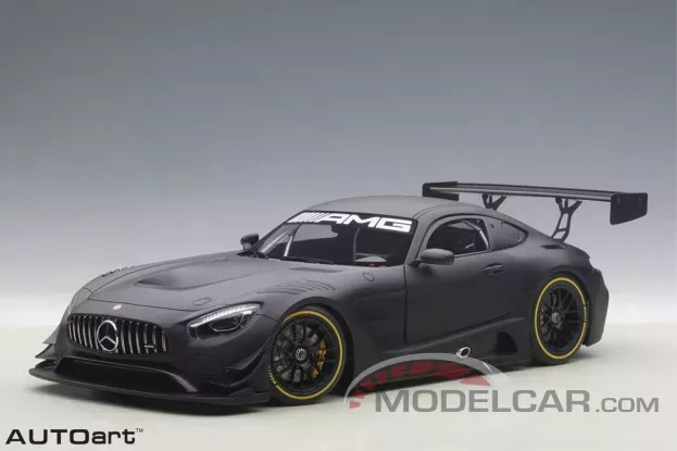 AUTOart Mercedes-AMG GT3 Plain Body Version Matt Black 1:18 81532
