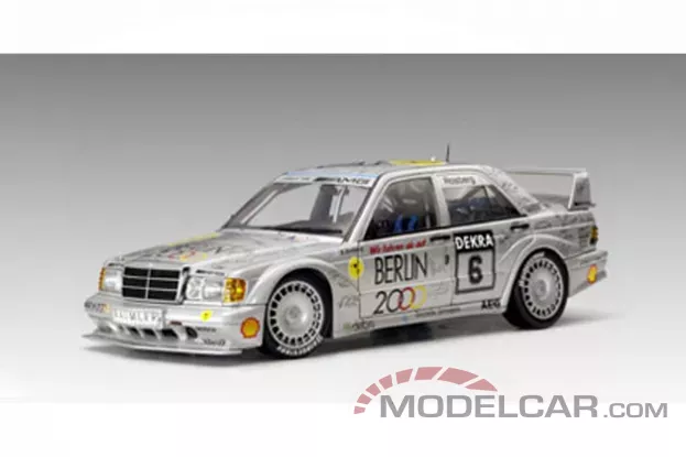 AUTOart Mercedes-Benz 190E 2.5-16 EVO 2 DTM Berlin 2000 6 1992 silver 1:18 89231